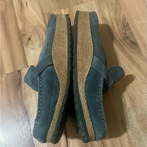 Birkenstock Buckley Blue Suede clogs Sz 39 (8) - Picture 11 of 13